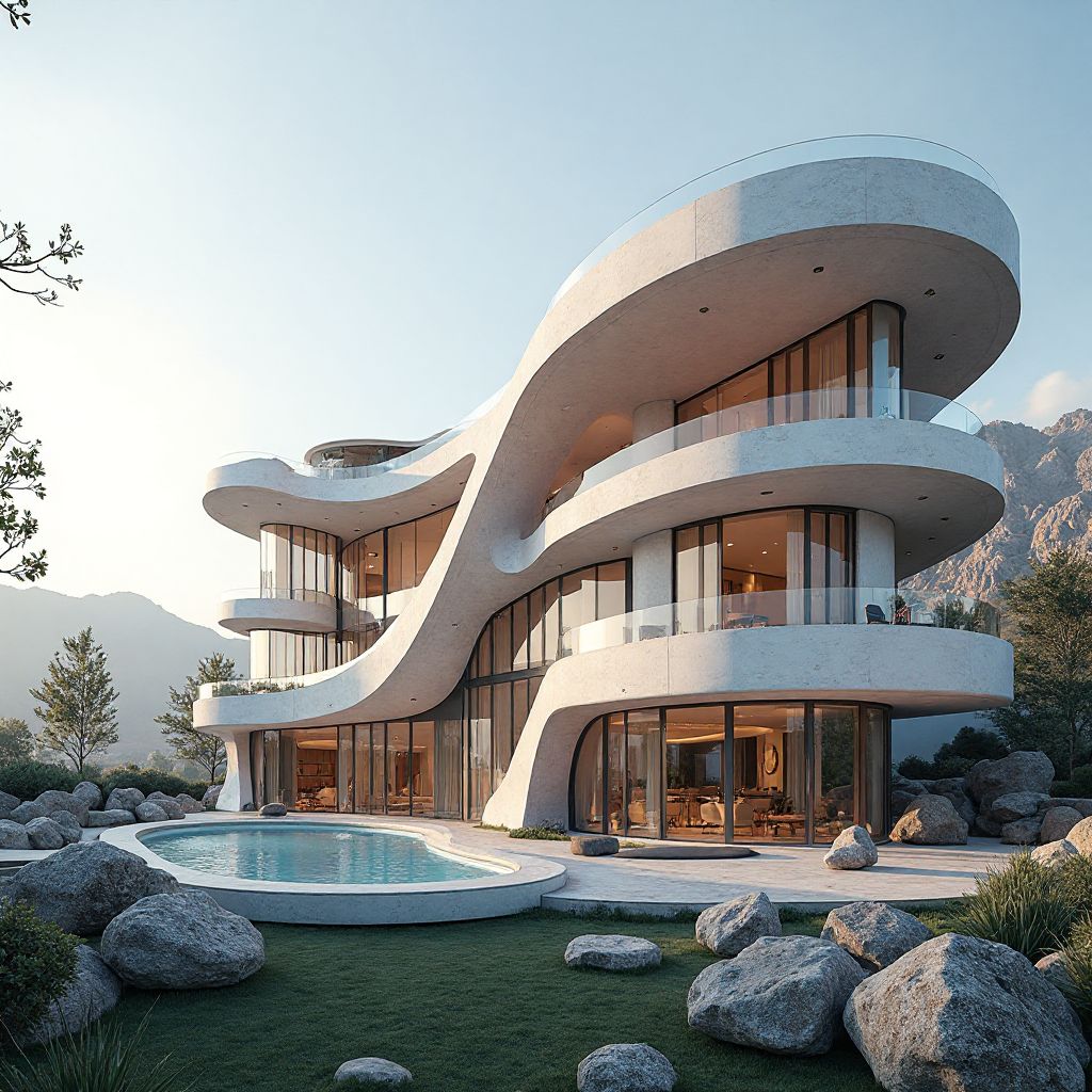 Moderne uitbreiding constructie